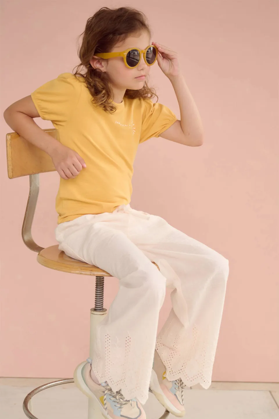 Nono T-shirt goudgeel