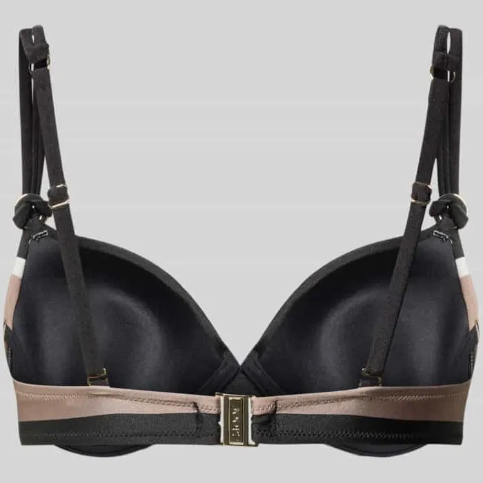 Joop! Bikinitop in colour-blocking-design zwart, foto 3