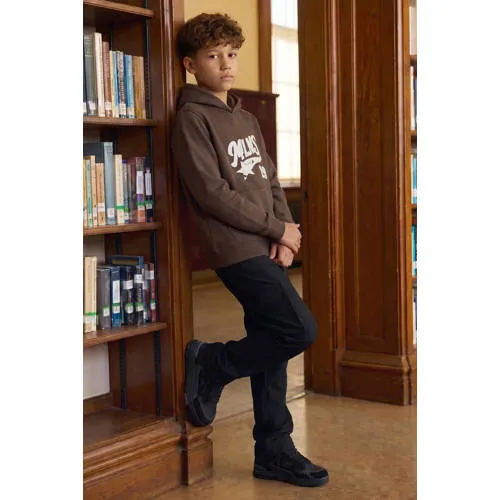 Malelions hoodie met print - donkerbruin, foto 3
