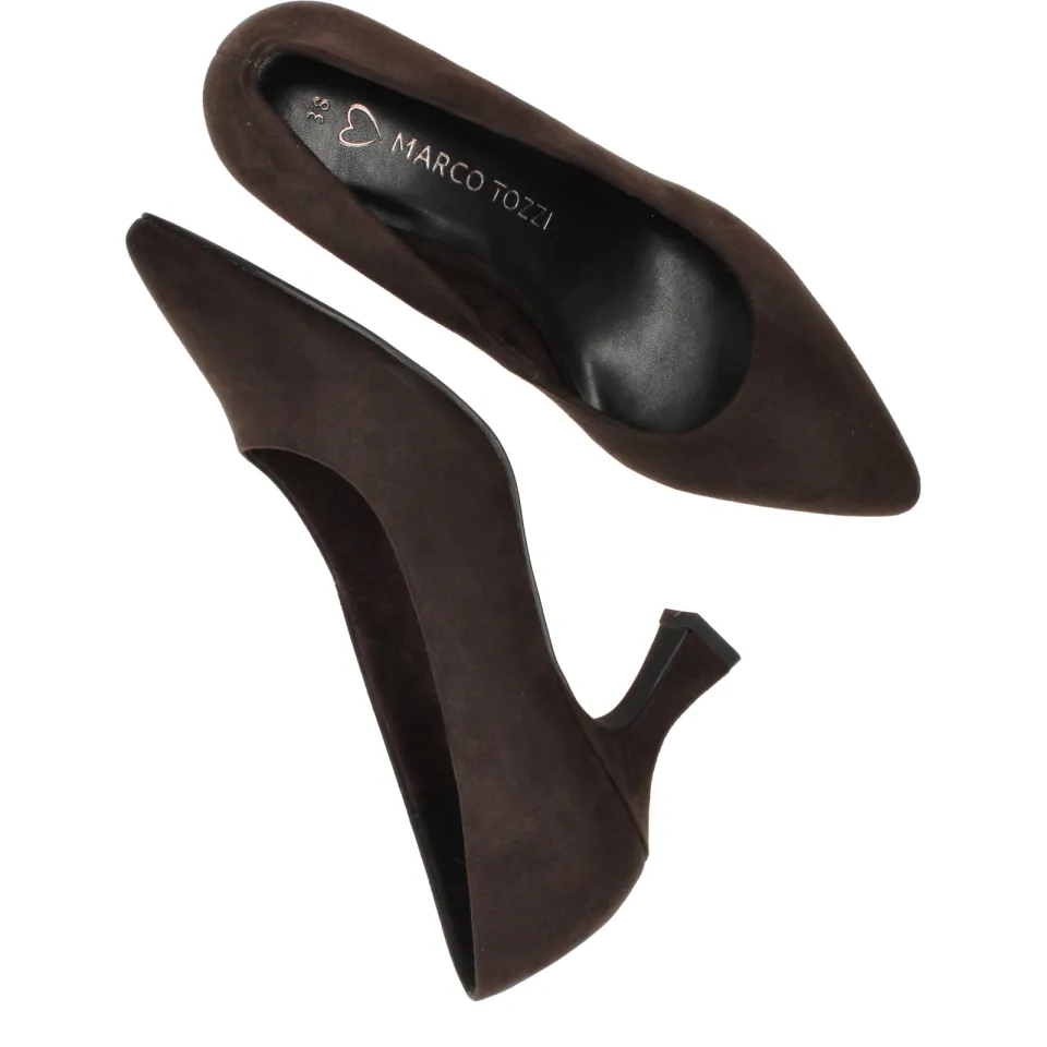 Marco Tozzi pumps donkerbruin, foto 8