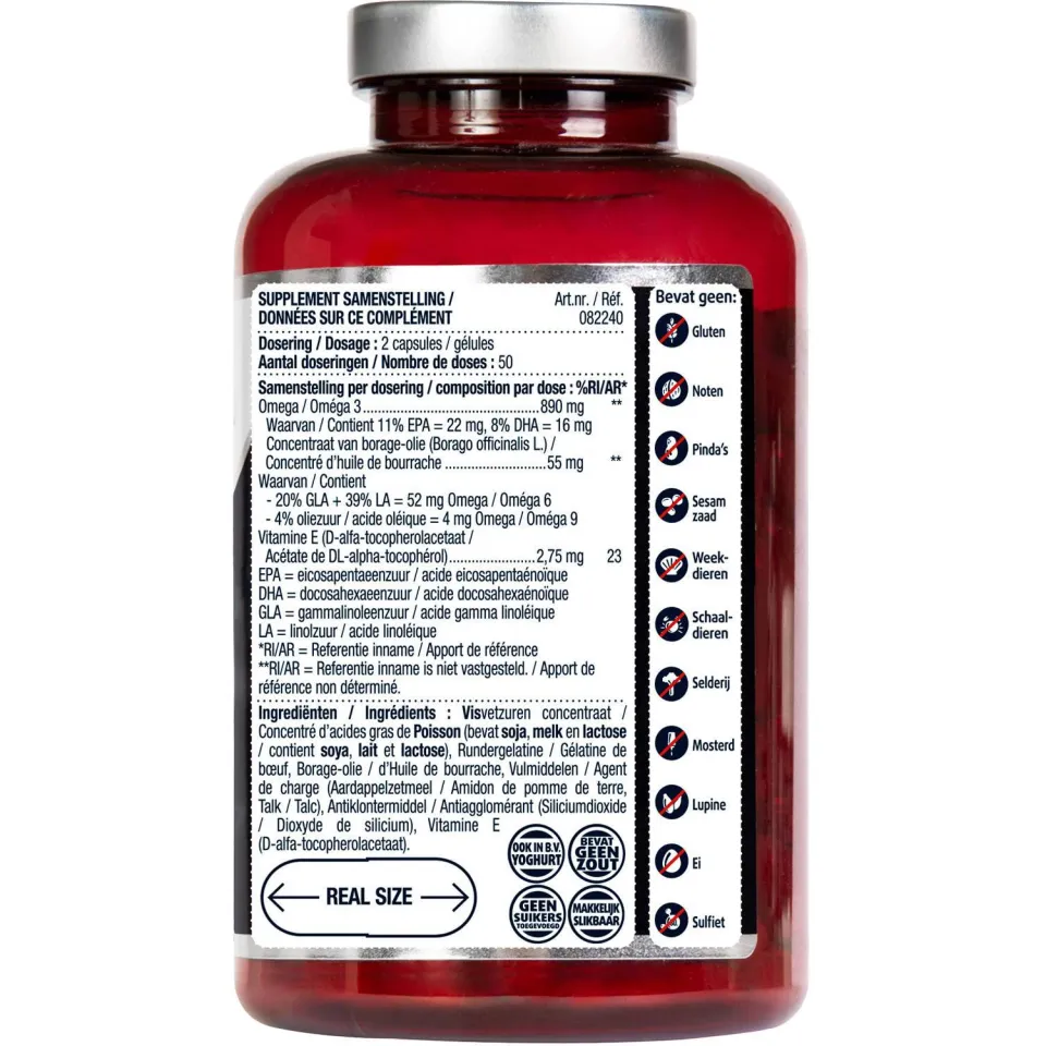 Lucovitaal Omega 3-6-9 complex - 100capsules, foto 3