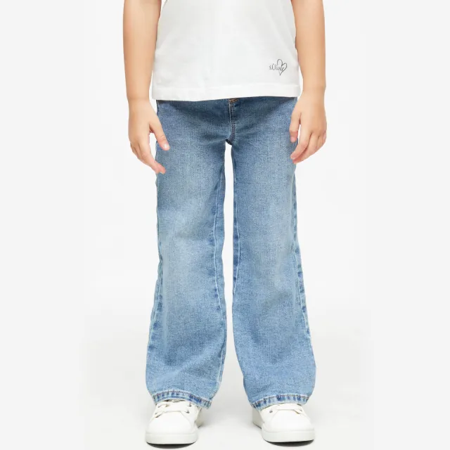 s.Oliver wide leg jeans - mediumblauw