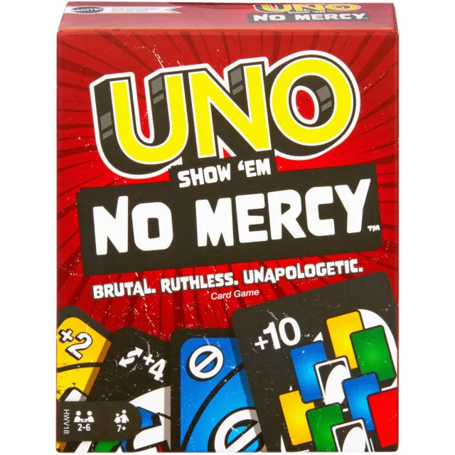 Mattel Uno No Mercy Blauw