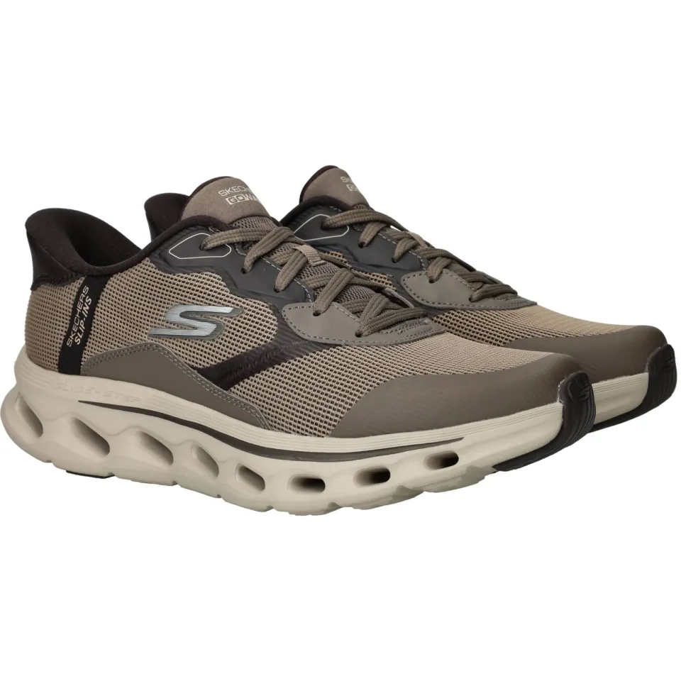 Skechers Slip-Ins Go Walk Glide-Step lage sneakers taupe, foto 3