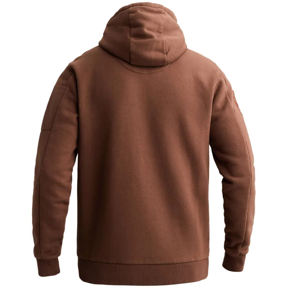 PME Legend regular fit hoodie met borduursels - bruin, foto 3