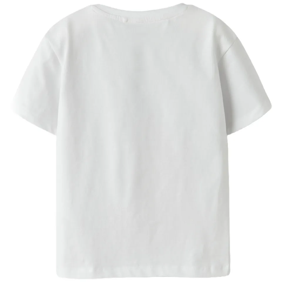 NAME IT MINI Lilo & Stitch t-shirt wit, foto 3