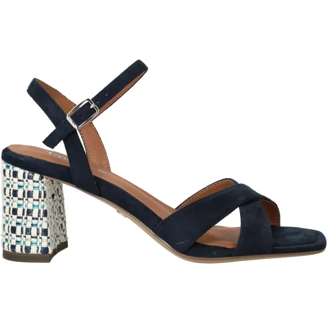 Tamaris sandalen met hak blauw