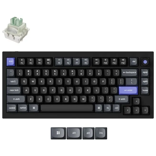 Keychron Q1 HE 8K toetsenbord zwart