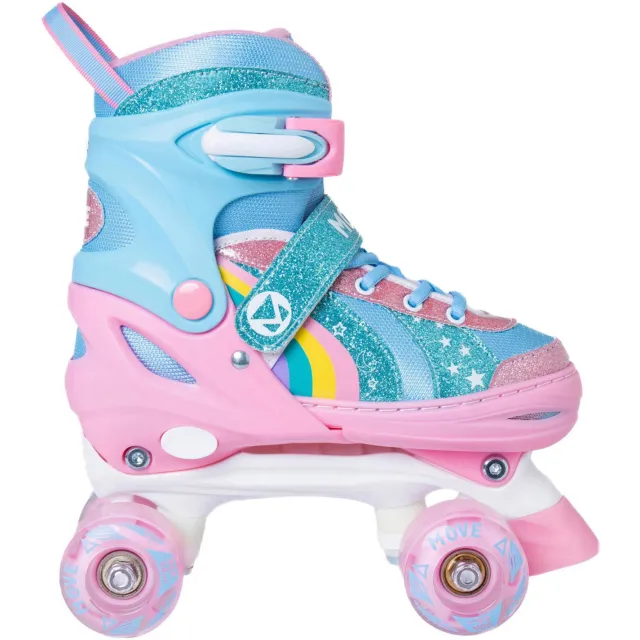 Move Quad Rainbow Rolschaatsen Junior Multi
