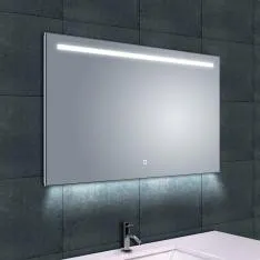 Wiesbaden Ambi one spiegel rechthoek met LED, dimbaar en spiegelverwarming 100 x 60 cm