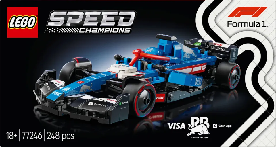 Lego Speed Champions Visa Cash App RB VCARB 01 F1® racewagen 77246, foto 5