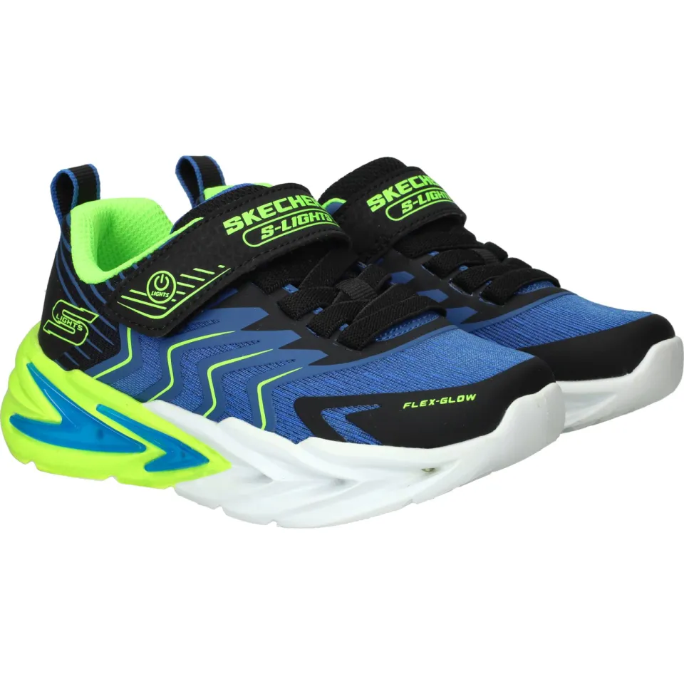 Skechers Flex-Glow Ultra Prism-Pacer sneakers blauw, foto 3