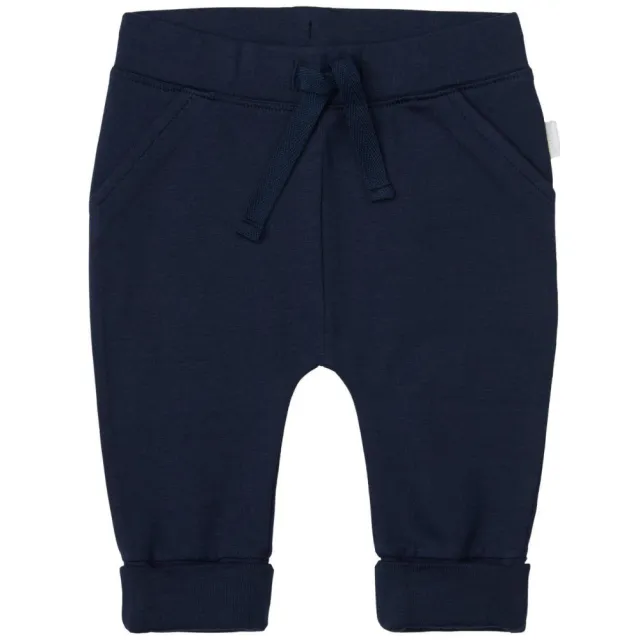 Noppies Naupl baby regular fit broek donkerblauw