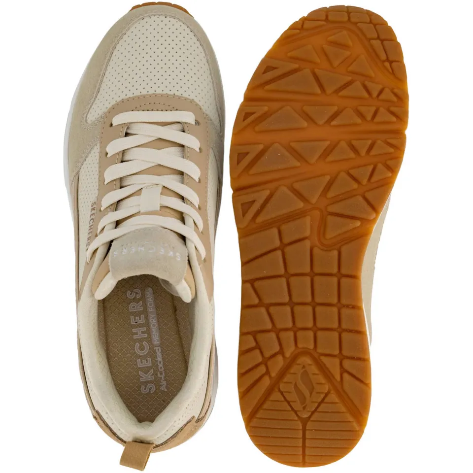 Skechers Uno 2 Much Fun sneaker beige, foto 5