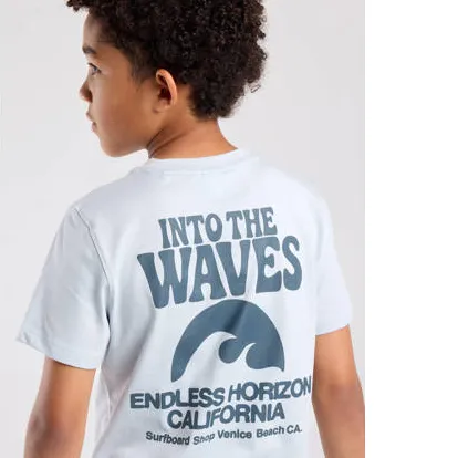 America Today t-shirt met backprint lichtblauw, foto 6