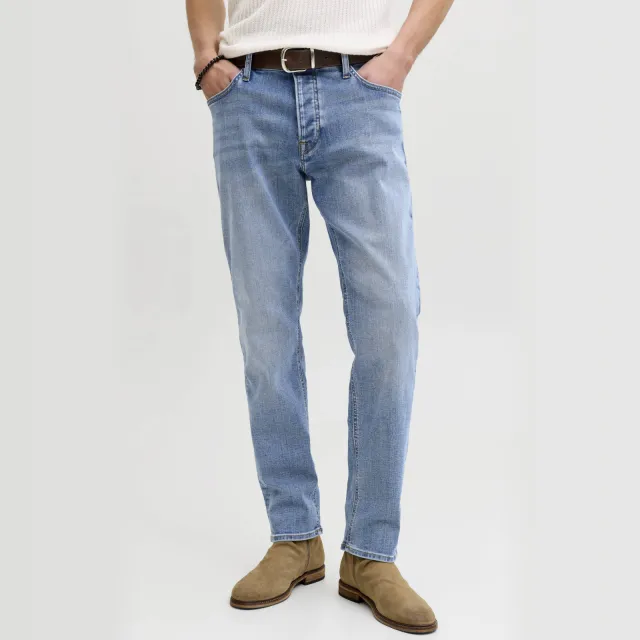 Jack & Jones JEANS INTELLIGENCE tapered jeans - blue denim