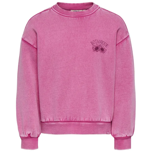 KIDS ONLY MINI sweater met backprint - felroze