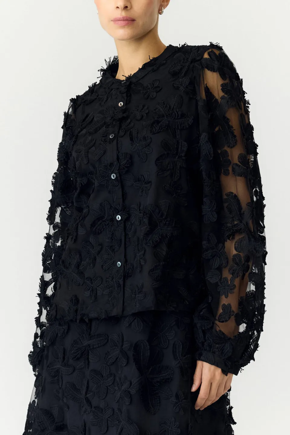 Yas Yaskarly blouse zwart, foto 7