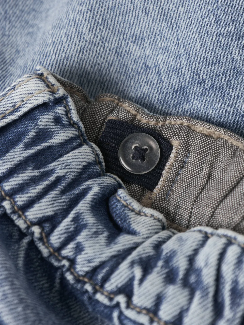 NAME IT MINI jeansshort lichtblauw light blue denim, foto 7