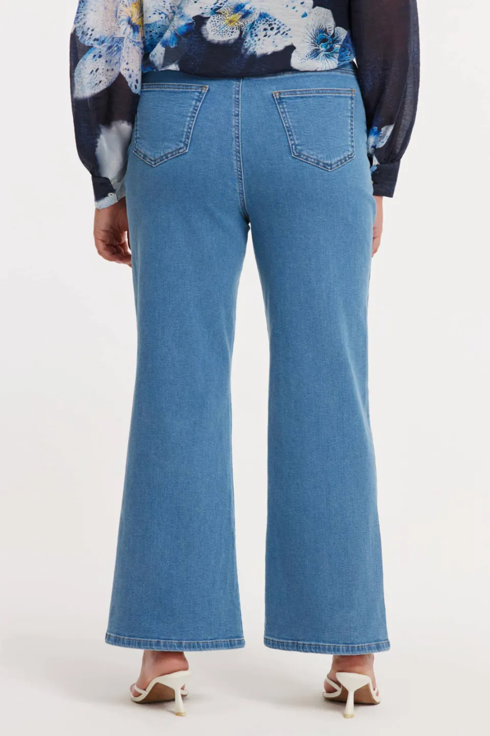 Yoek Orchid blouse blauw, foto 4
