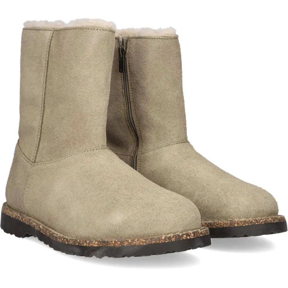Birkenstock Uppsala Zip suède winterlaars beige, foto 2