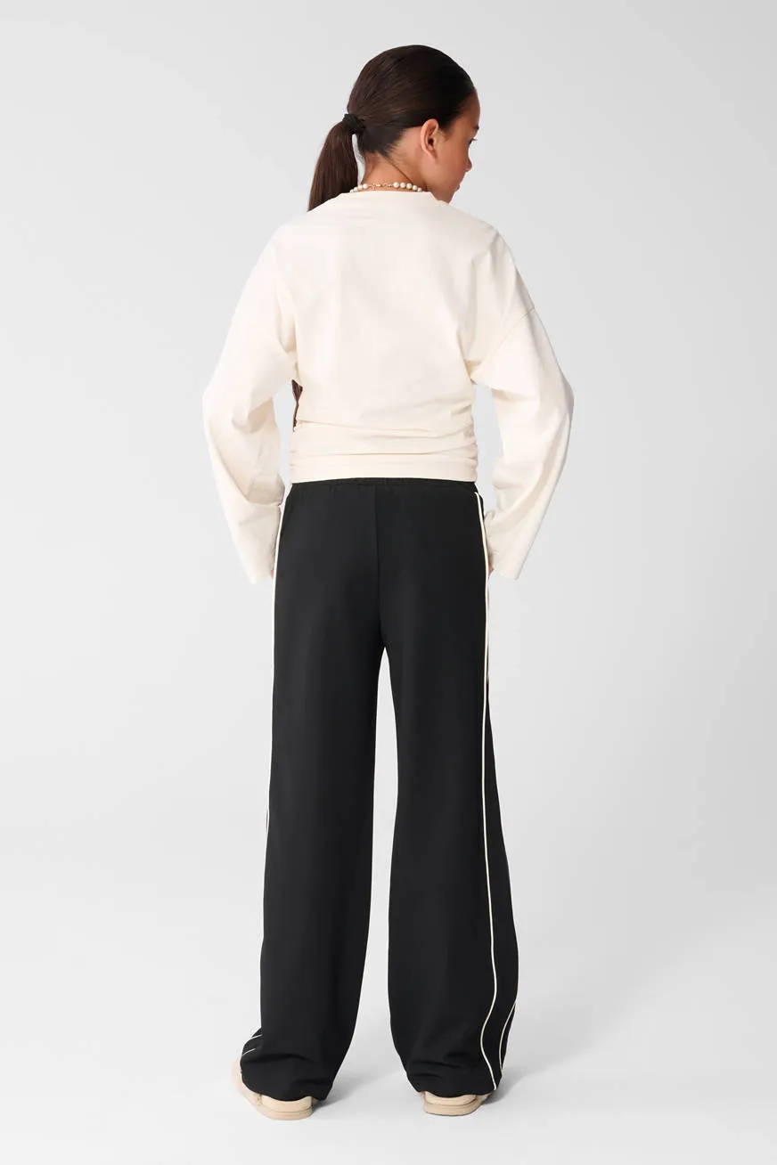 Shoeby wide leg broek zwart, foto 5