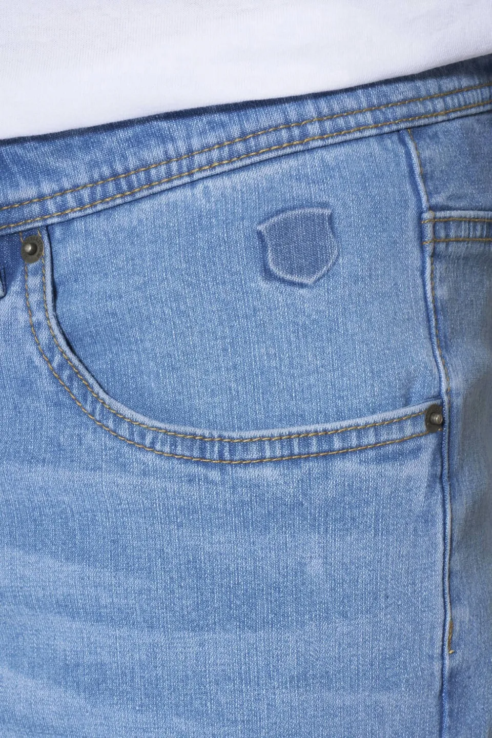 Jan Vanderstorm Esbjorn denim bermuda lichtblauw, foto 7
