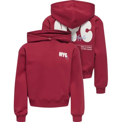 KIDS ONLY GIRL hoodie met backprint - rood, foto 2