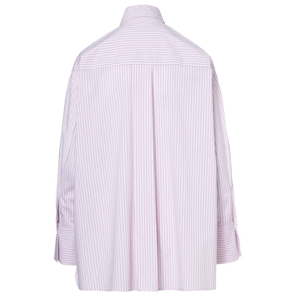 Beaumont gestreepte blouse lichtroze/ecru, foto 3