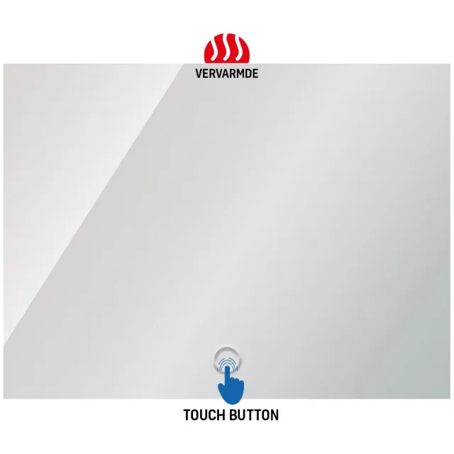 Boss & Wessing Badkamerspiegel Boss & Wessing Queen 80x60 cm Met Verlichting en Verwarming Boss & Wessing