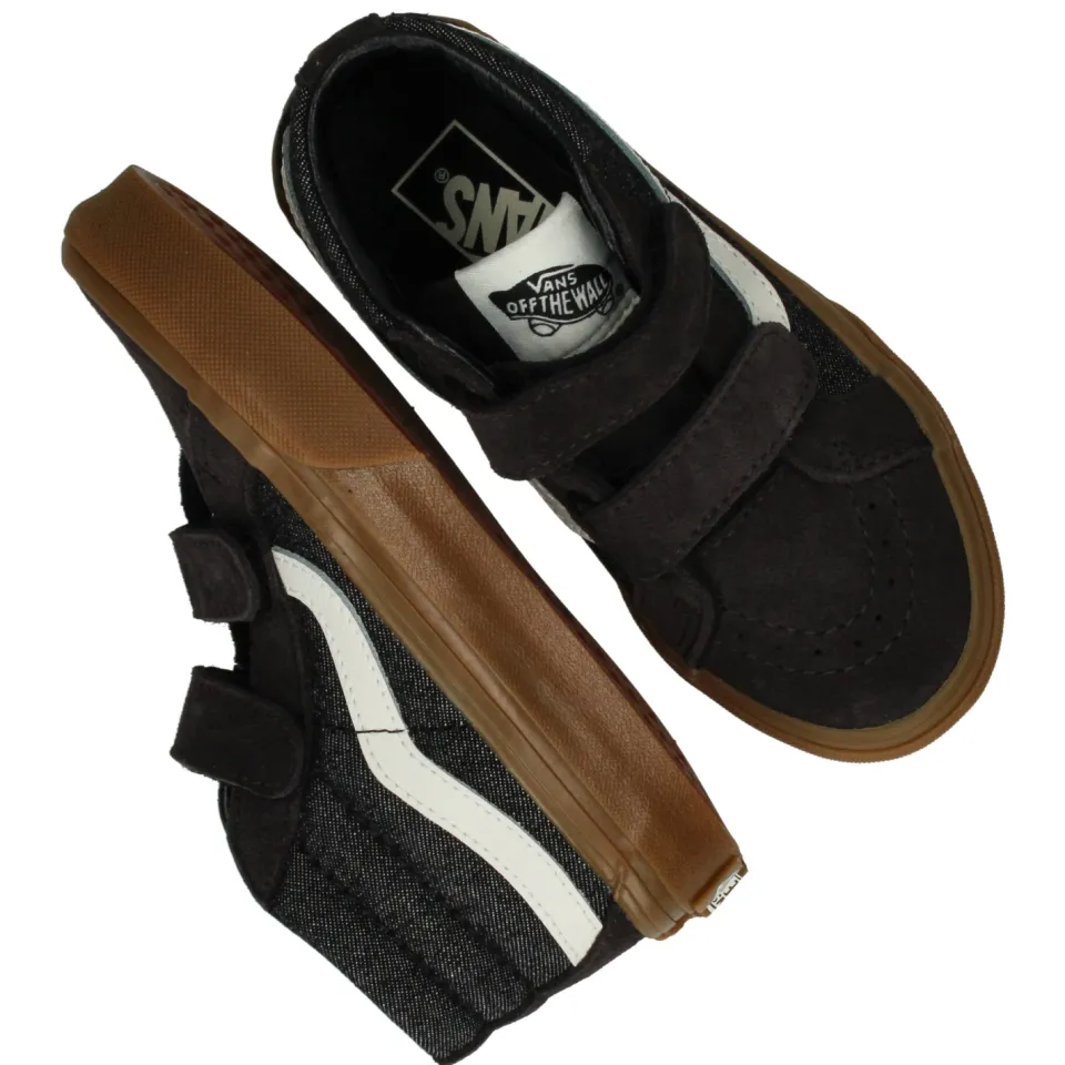 Vans SK8-Mid Reissue V hoge sneakers donkerbruin zwart, foto 5