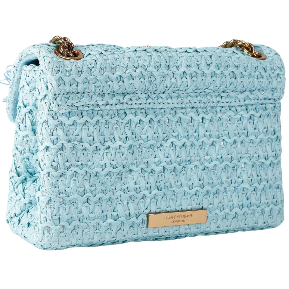 Kurt Geiger Kensington mini schoudertas lichtblauw, foto 4