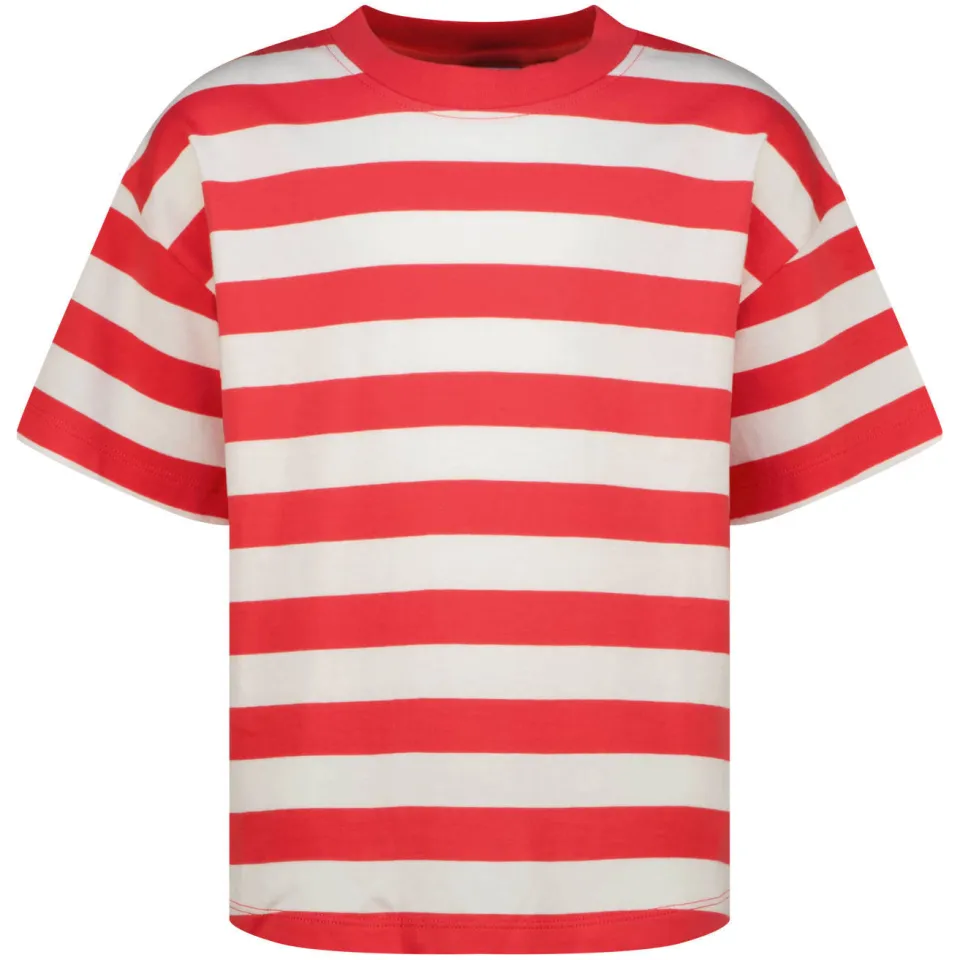 Vingino T-shirt rood/wit gestreept, foto 2