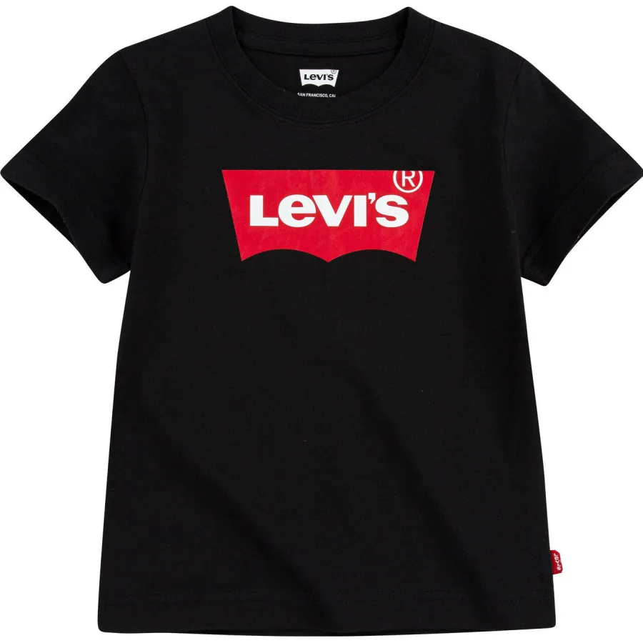 Levi's Kids Batwing T-shirt zwart, foto 3