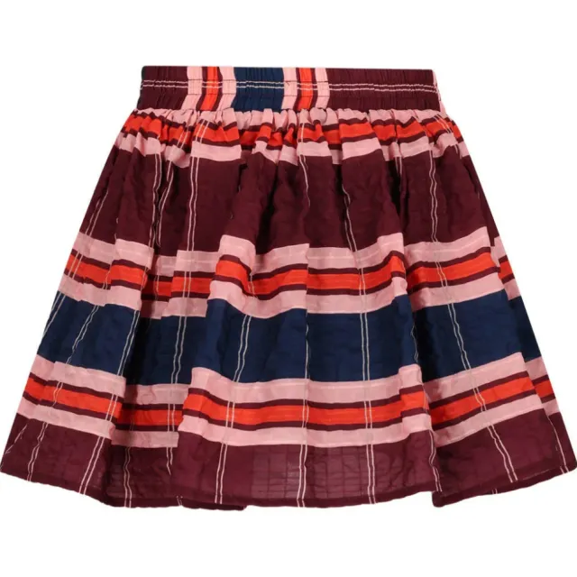 Nono Ninu korte rok donkerrood/roze/donkerblauw, foto 2