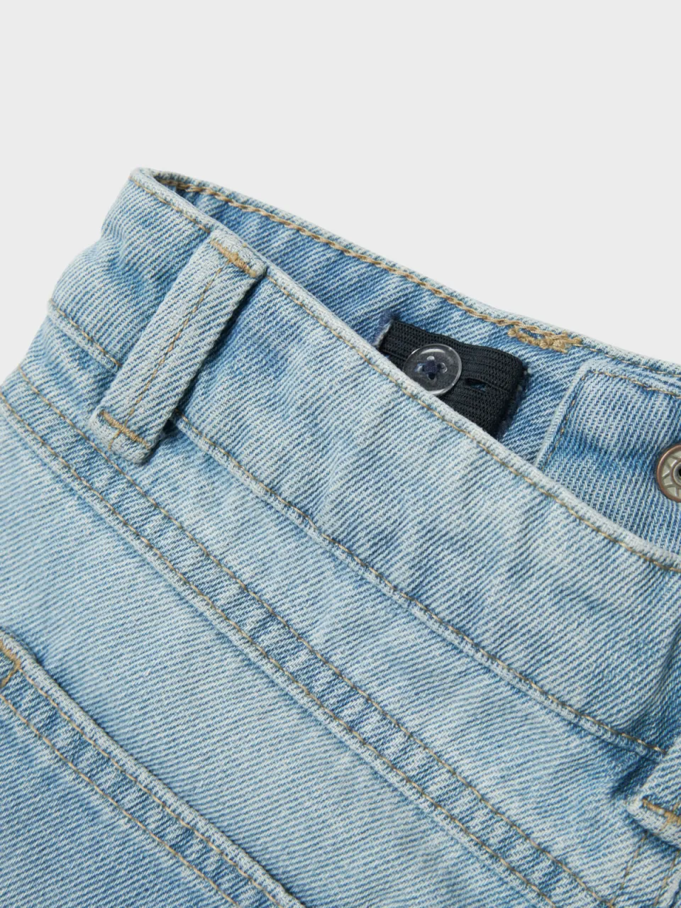 NAME IT KIDS wide leg jeans NKFROSE light blue denim, foto 7