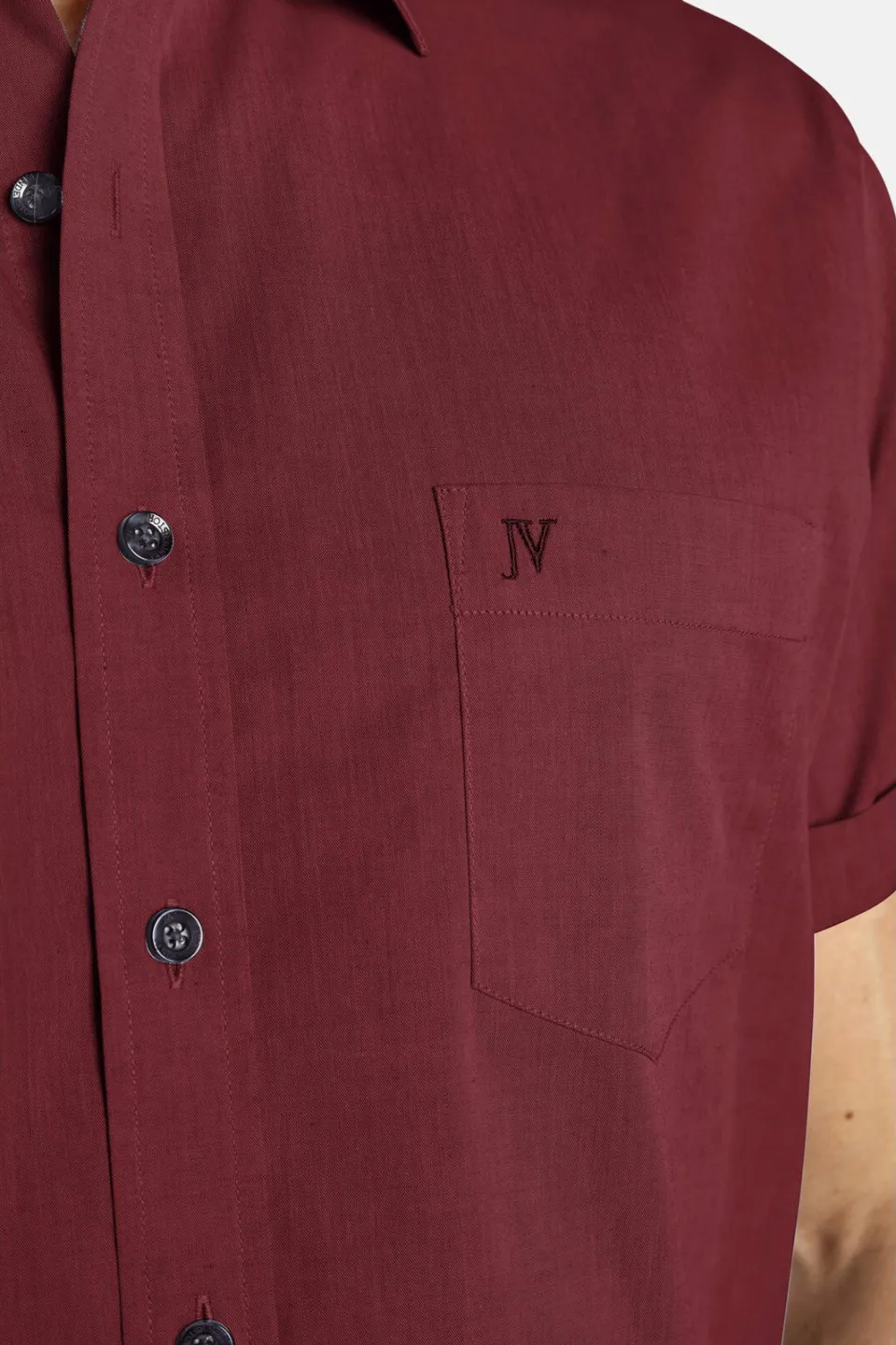 Jan Vanderstorm casual overhemd EVIN Plus Size - (set van 2) rood, foto 6
