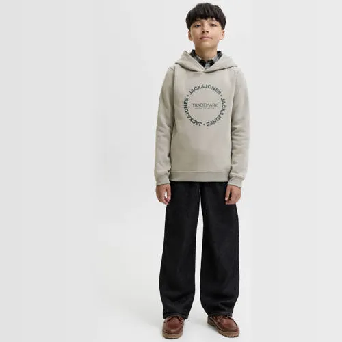 Jack & Jones JUNIOR sweater met logo - grijsgroen, foto 3