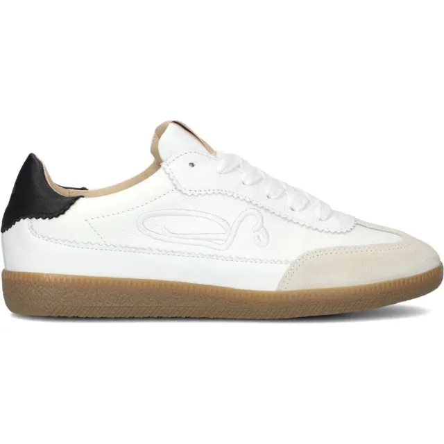 Fred de la Bretoniere Sneakers Pearl Sign Wit