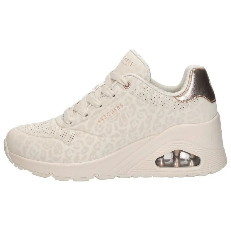 Skechers Uno Wedge Safari Daze sneakers gebroken wit, foto 3
