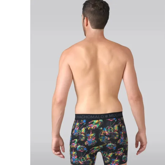 Muchachomalo Heren 3-pack Boxershorts veelkleurig, foto 2