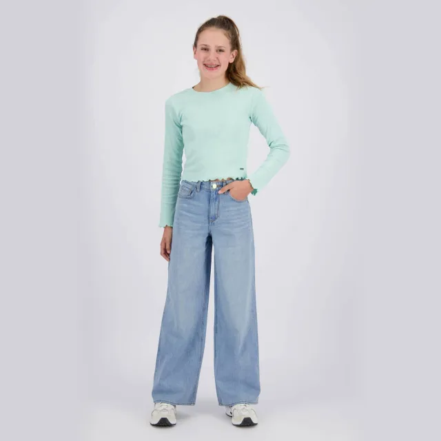 Raizzed Monaco wide leg jeans - lichtblauw Light Blue Stone