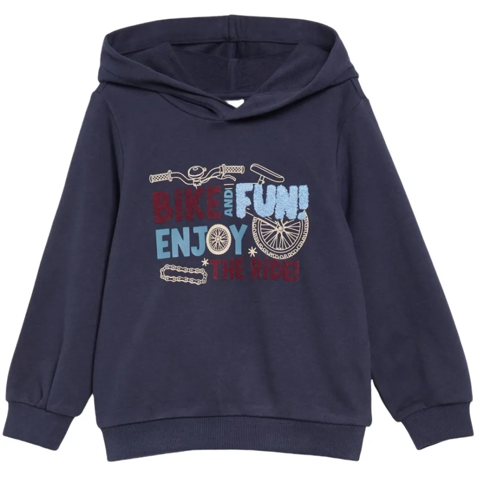 S.Oliver sweater met print - donkerblauw, foto 2