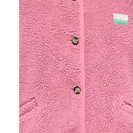 KIDS ONLY GIRL teddy gilet roze Effen | Gilet van ONLY, foto 3