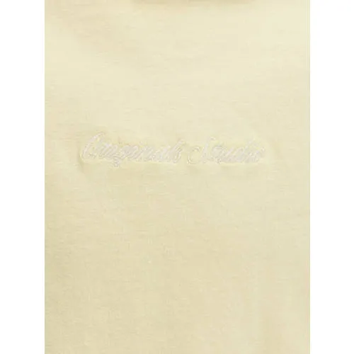 Jack & Jones t-shirt lichtgeel met tekst, foto 5