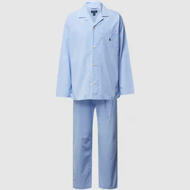 Polo Ralph Lauren pyjama lichtblauw, foto 2