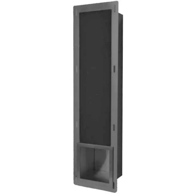 Sanilux inbouw reserverolhouder mat zwart