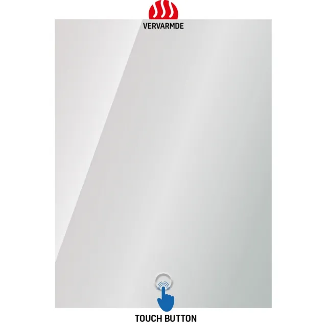 Badkamerspiegel Boss & Wessing Queen 60x80 cm Met Verlichting en Verwarming Boss & Wessing, foto 2