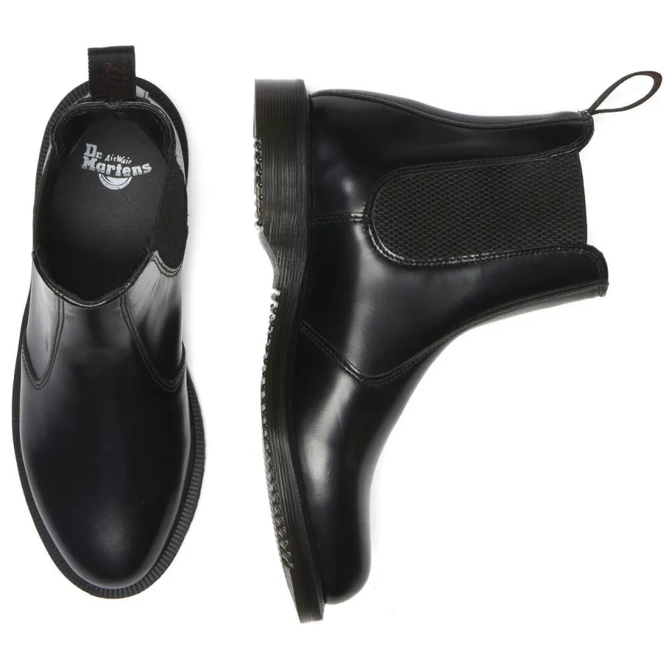 Dr. Martens Flora leren chelsea boots zwart, foto 3