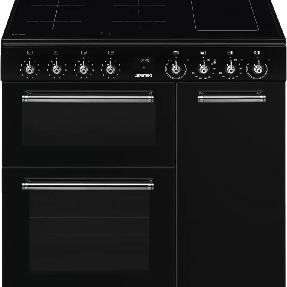 Smeg CX93IMBL inductiefornuis zwart, foto 2